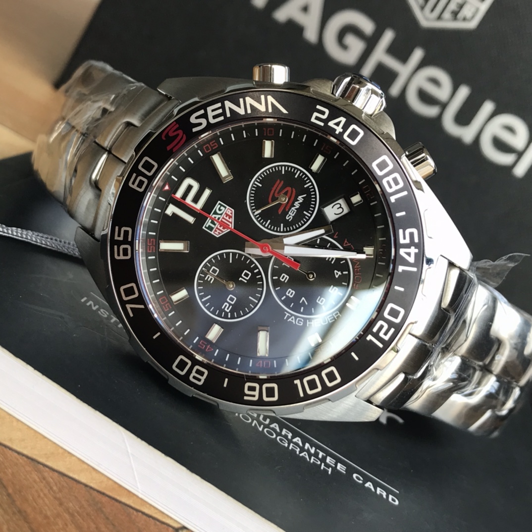 Senna Inspired Racing Chrono | 43mm Premium Sport Watch