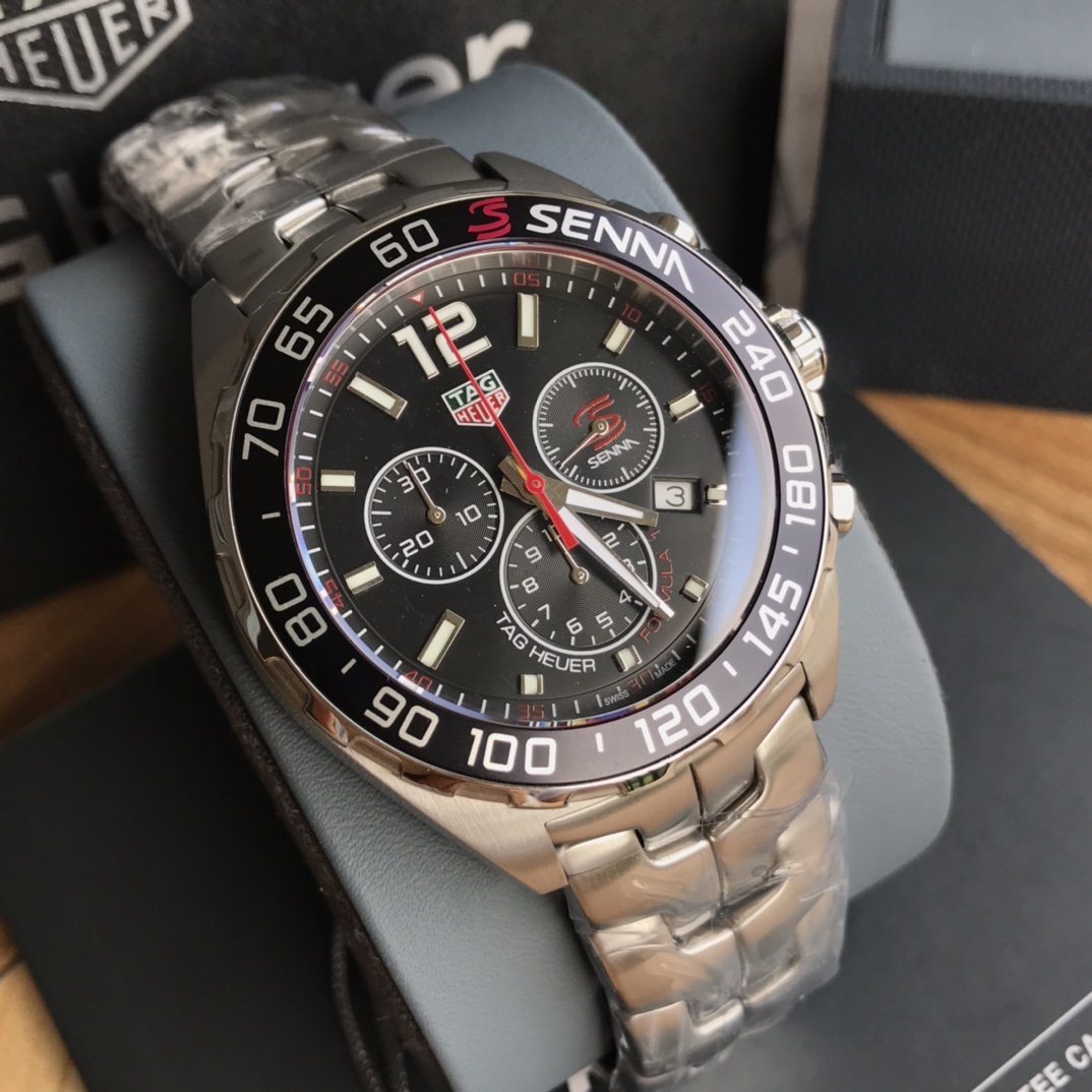 Senna Inspired Racing Chrono | 43mm Premium Sport Watch